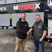 L-R: Pól Donnelly, Terex Washing Systems country manager - Ireland, and Brian Donaghy, director of Dungannon Plant Sales Ireland