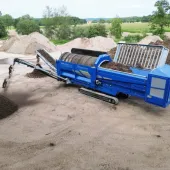 The Eggersmann Terra Select T 60 trommel screen, available from Molson Green