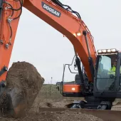 Doosan DX225LC-5 excavator