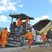 Dynapac SD2500WS wheeled paver