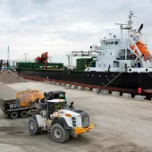 GRS deliver first cargo of sustainable aggregates