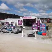 Invicta's stand at Hillhead 2014