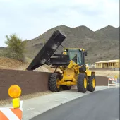 JRB side dump bucket