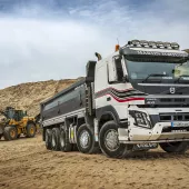 Volvo FMX tipper truck