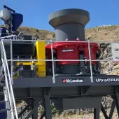 McLanahan's UltraCRUSH modular cone crusher