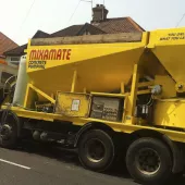 Mixamate concrete pumping truck