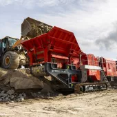 Terex Finlay J-1175 mobile jaw crusher