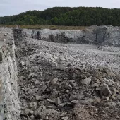 Halsvik Quarry blast
