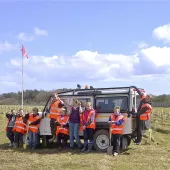 Tree planting at Potland Burn surface mine