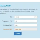 Hydraulic oil viscosity calculator app