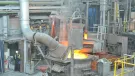 The 7-tonne electric-arc furnace at the Materials Processing Institute’s Teesside campus