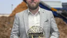 Steven Conway, Middle Eastern territory sales manager for EDGE Innovate, receiving MEWAR’s Technology of the Year award