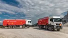 Austin Powder modern bulk explosives trucks in Germany 