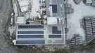 A total of 464 solar panels have been installed on the roof of Callow’s block factory