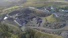 Gwrhyd Quarry in the Black Mountains near Swansea 