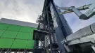 Ammann’s newly retrofitted mixed-material storage silo at Asfalttikallio’s asphalt plant in Tuusula, Finland