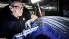 A Rema Tip Top truck tyre repair in progress