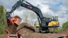 True Group’s new Hyundai HX300AL crawler excavator at work 
