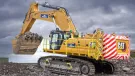 Breedon’s new Caterpillar 395 excavator 