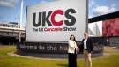 Richard Bradbury, managing director of The QMJ Group with Helaena Ackers, exhibition sales account manager at The NEC Birmingham