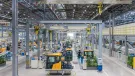 The new smart factory at HD Hyundai Construction Equipment’s Ulsan Campus in South Korea