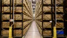 BGS Core Store in Keyworth, part of the National Geological Repository. Image: BGS © UKRI