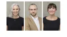L-R: Andrea Charlson, senior built environment sustainability specialist and circular economy lead; Jake Attwood-Harris, senior built environment sustainability specialist; and Helen Raymond, senior sustainability architect