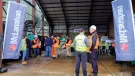 Visitors gather at SunEnviro and McLanahan’s open day event